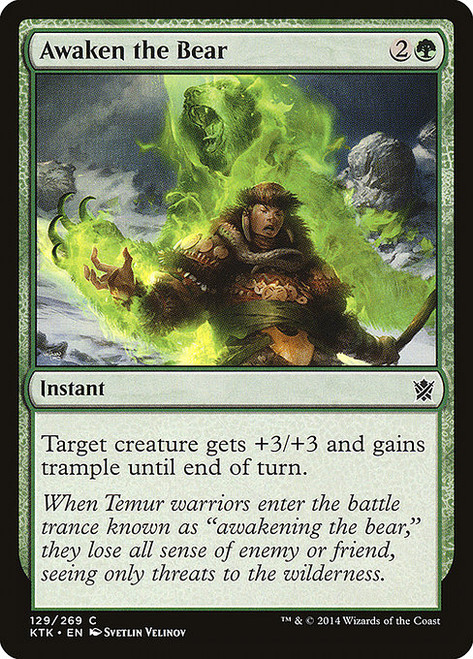 Awaken the Bear (KTK) (Foil) (#129)