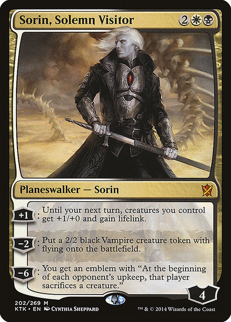 Sorin, Solemn Visitor (KTK) (Foil) (#202)