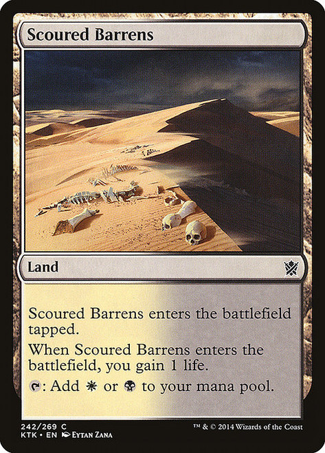 Scoured Barrens (KTK) (Foil) (#242)