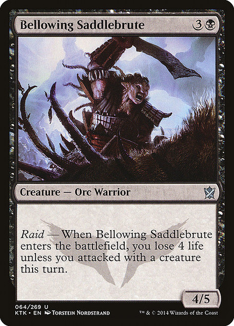 Bellowing Saddlebrute (KTK) (Foil) (#64)
