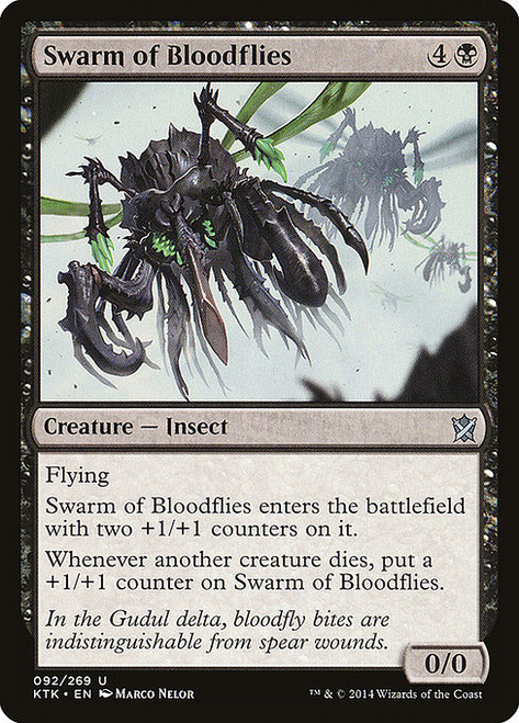 Swarm of Bloodflies (KTK) (Foil) (#92)