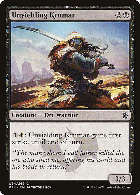 Unyielding Krumar (KTK) (Foil) (#94)