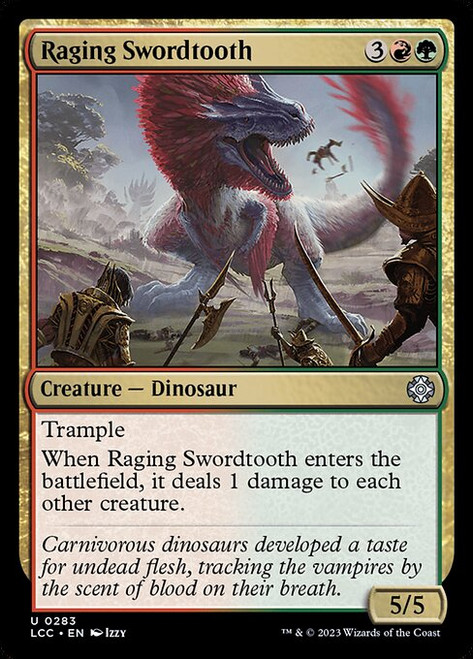 Raging Swordtooth (LCC) (#283)