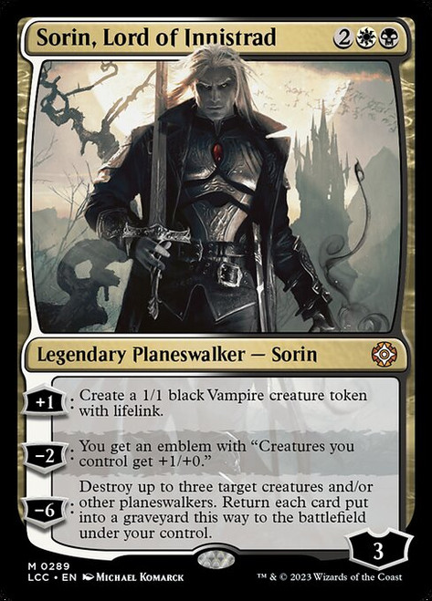 Sorin, Lord of Innistrad (LCC) (#289)