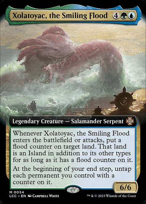 Xolatoyac, the Smiling Flood (LCC) (Foil) (Extended Art) (#34)