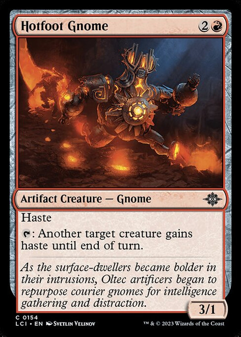 Hotfoot Gnome (LCI) (Foil) (#154)