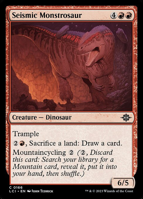Seismic Monstrosaur (LCI) (Foil) (#166)