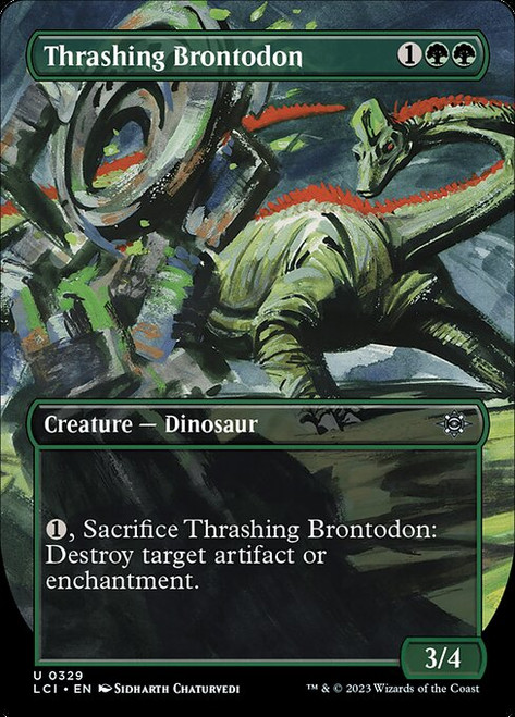 Thrashing Brontodon (LCI) (Borderless) (#329)