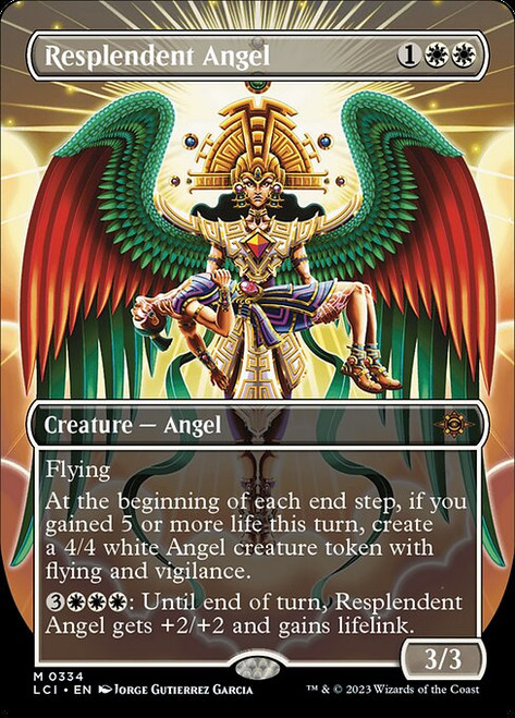 Resplendent Angel (LCI) (Foil) (Borderless) (#334)
