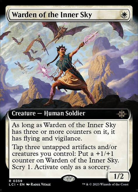 Warden of the Inner Sky (LCI) (Foil) (Extended Art) (#359)