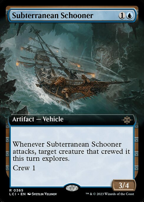 Subterranean Schooner (LCI) (Foil) (Extended Art) (#365)