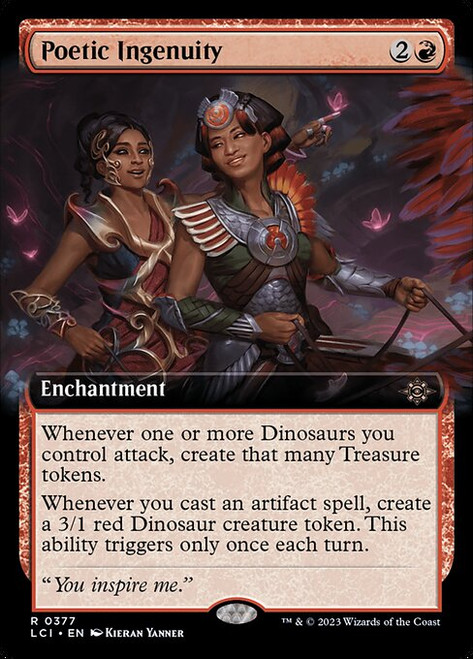 Poetic Ingenuity (LCI) (Foil) (Extended Art) (#377)