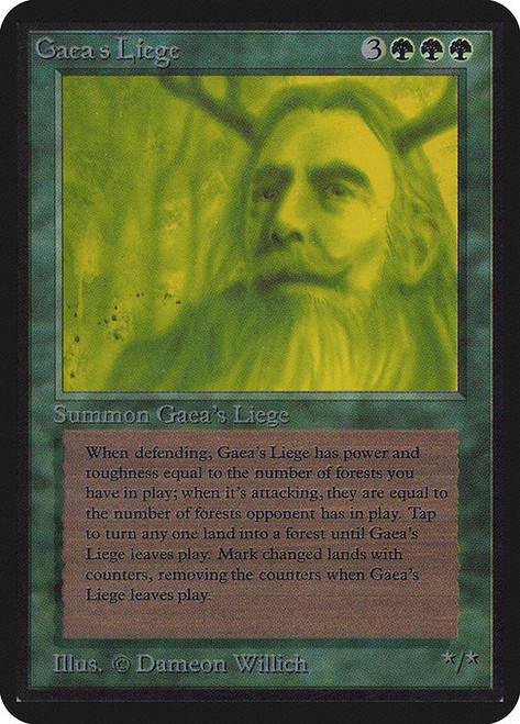 Gaea's Liege (LEA) (#196)