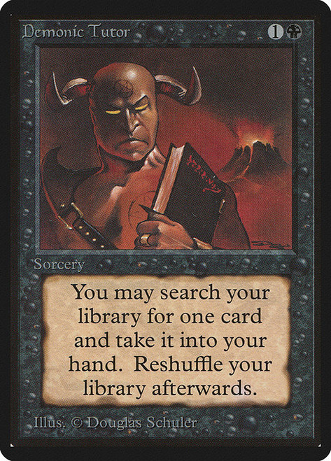 Demonic Tutor (LEB) (#105)