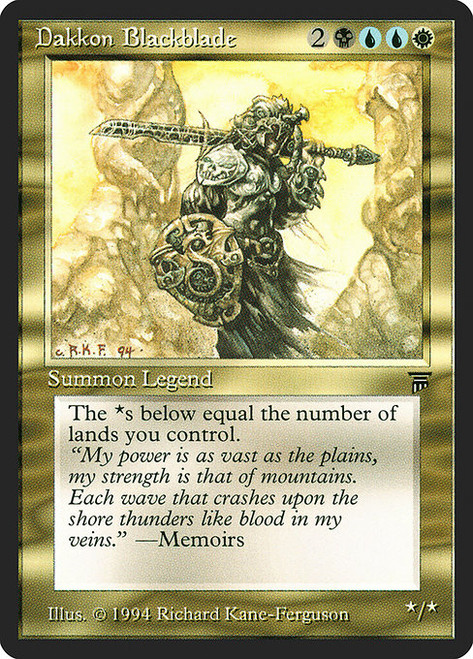 Dakkon Blackblade (LEG) (#225)
