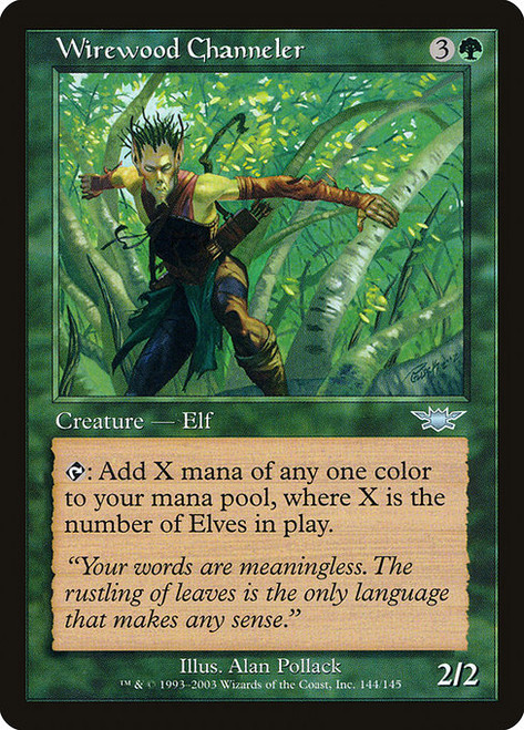 Wirewood Channeler (LGN) (Foil) (#144)