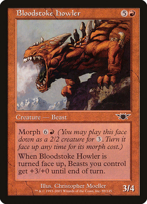 Bloodstoke Howler (LGN) (Foil) (#89)