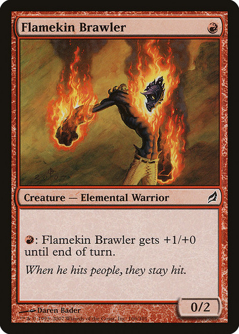 Flamekin Brawler (LRW) (#166)