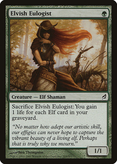 Elvish Eulogist (LRW) (Foil) (#205)