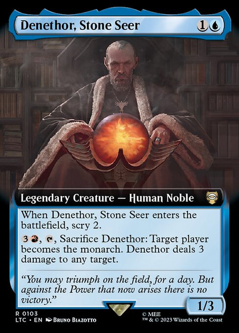 Denethor, Stone Seer (LTC) (Extended Art) (#103)