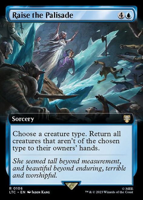 Raise the Palisade (LTC) (Extended Art) (#106)