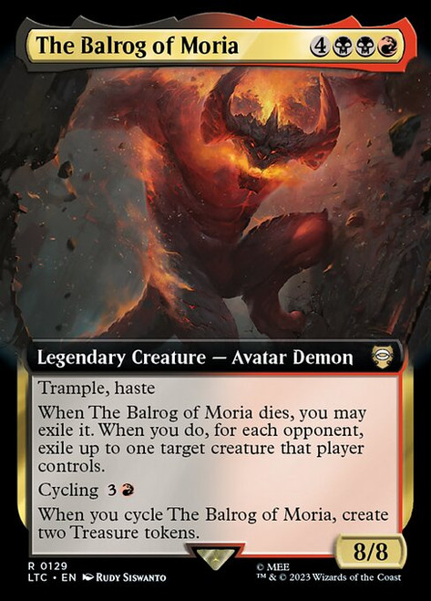 The Balrog of Moria (LTC) (Extended Art) (#129)