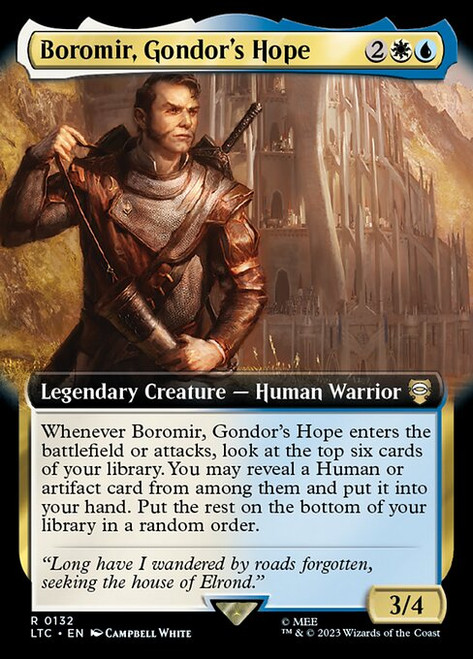 Boromir, Gondor's Hope (LTC) (Extended Art) (#132)