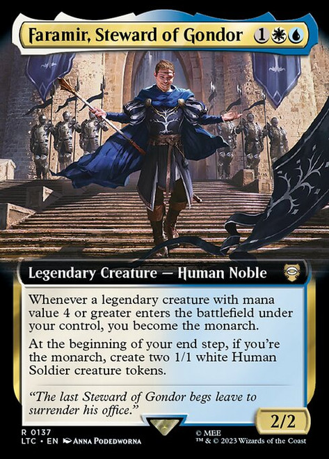 Faramir, Steward of Gondor (LTC) (Extended Art) (#137)