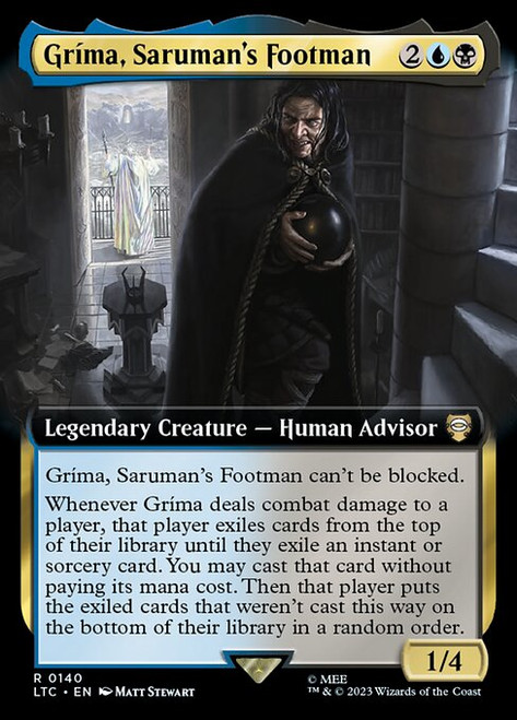 Gríma, Saruman's Footman (LTC) (Extended Art) (#140)