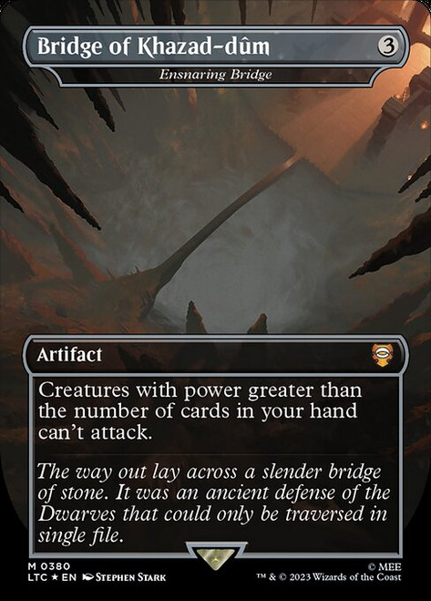 Ensnaring Bridge (LTC) (SurgeFoil) (Full Art) (#380)