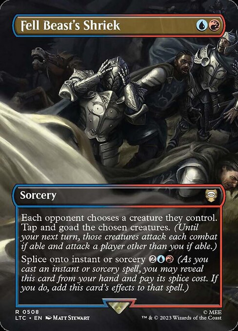 Fell Beast's Shriek (LTC) (Borderless) (#508)