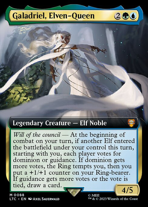 Galadriel, Elven-Queen (LTC) (Extended Art) (#88)