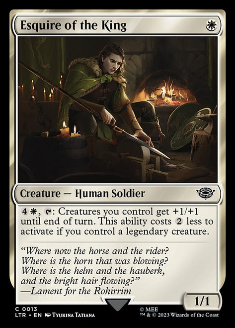 Esquire of the King (LTR) (#13)