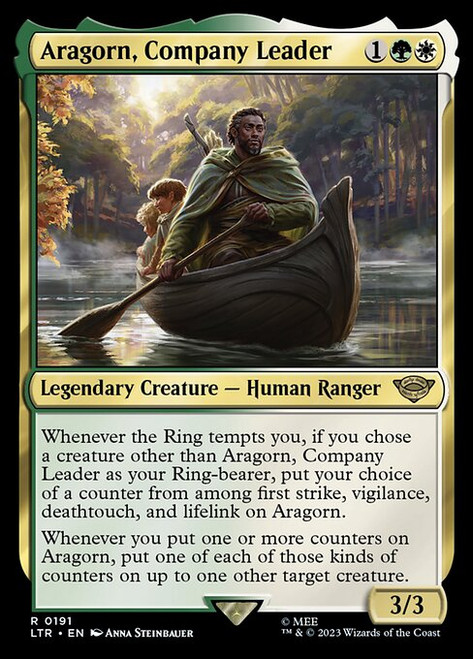 Aragorn, Company Leader (LTR) (Foil) (#191)
