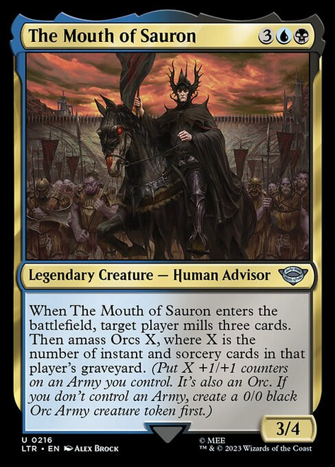 The Mouth of Sauron (LTR) (Foil) (#216)