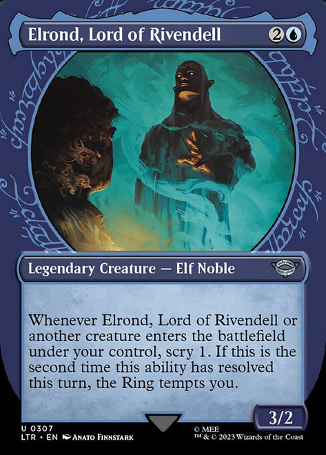 Elrond, Lord of Rivendell (LTR) (Foil) (Showcase) (#307)