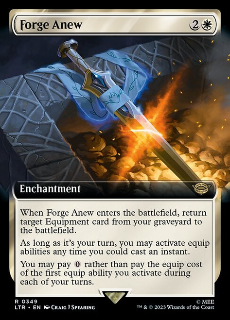 Forge Anew (LTR) (Foil) (Extended Art) (#349)
