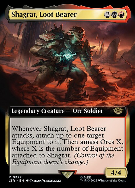 Shagrat, Loot Bearer (LTR) (Extended Art) (#372)