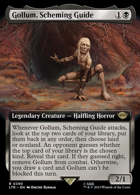 Gollum, Scheming Guide (LTR) (Extended Art) (#390)