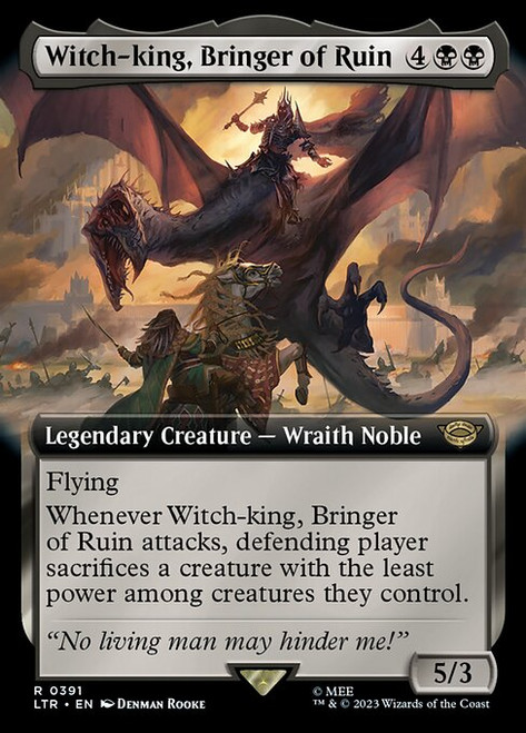 Witch-king, Bringer of Ruin (LTR) (Extended Art) (#391)