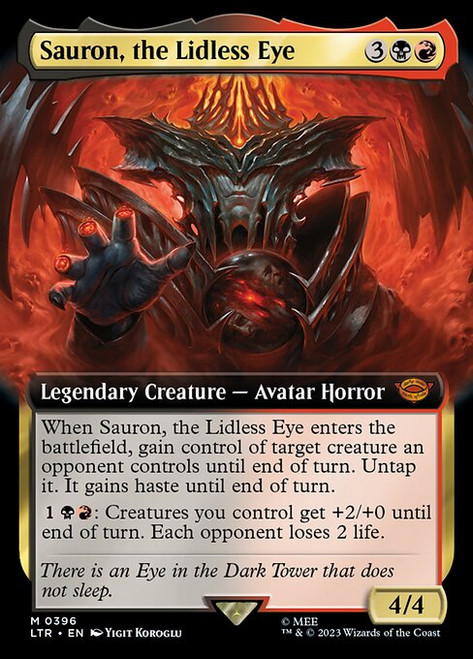 Sauron, the Lidless Eye (LTR) (Extended Art) (#396)