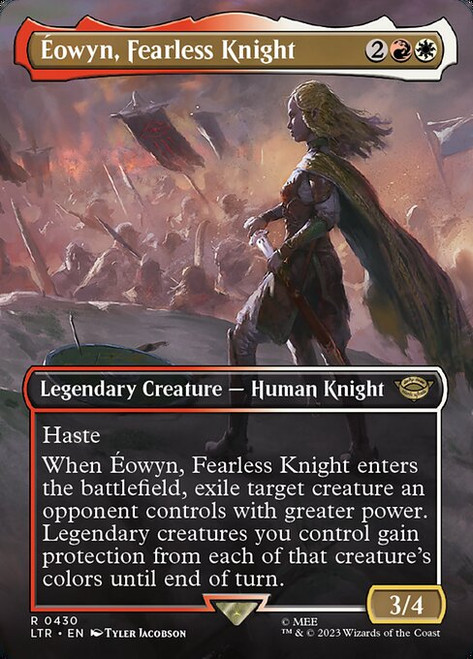 Éowyn, Fearless Knight (LTR) (Borderless) (#430)