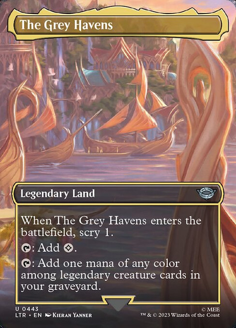 The Grey Havens (LTR) (Foil) (Borderless) (#443)