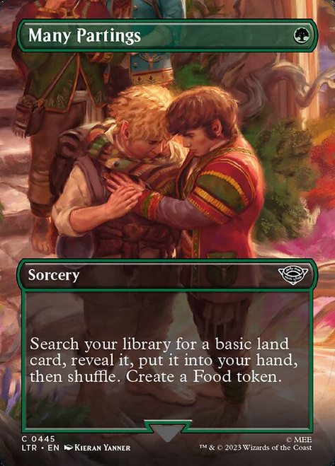 Many Partings (LTR) (Foil) (Borderless) (#445)