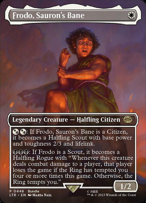Frodo, Sauron's Bane (LTR) (Foil) (Full Art) (#448)