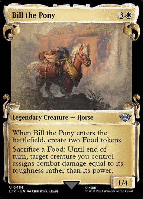 Bill the Pony (LTR) (Silver Foil) (Showcase) (#454)