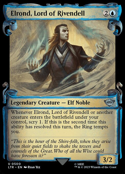 Elrond, Lord of Rivendell (LTR) (Showcase) (#500)