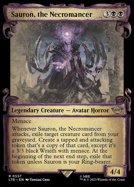 Sauron, the Necromancer (LTR) (Showcase) (#557)