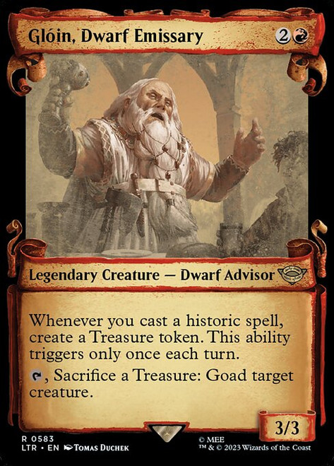Glóin, Dwarf Emissary (LTR) (Showcase) (#583)