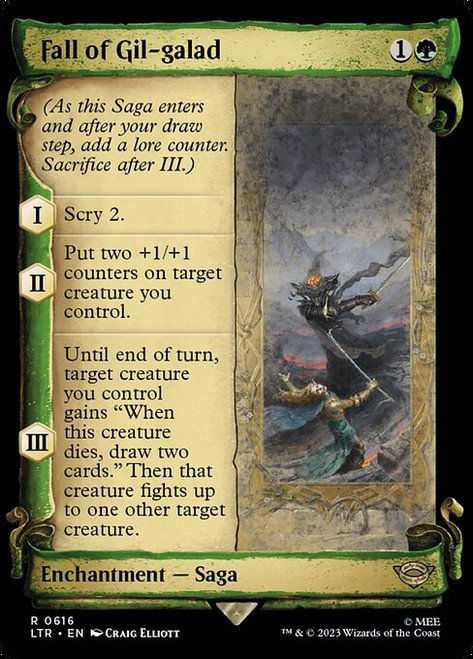 Fall of Gil-galad (LTR) (Silver Foil) (Showcase) (#616)